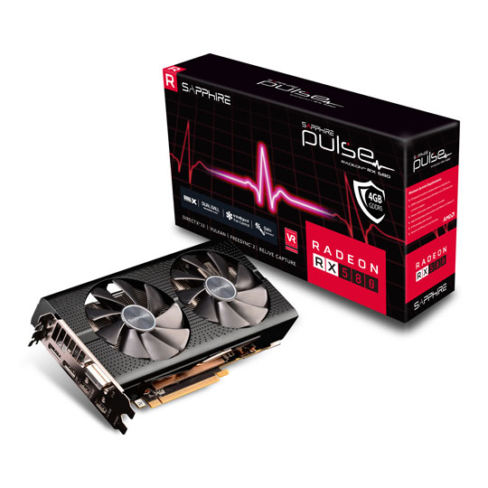 PCパーツ AMD Radeon RX580 4GB SAPPHIRE Sapphire Radeon RX 7600 XT Pulse Gaming OC 16GB - graphics