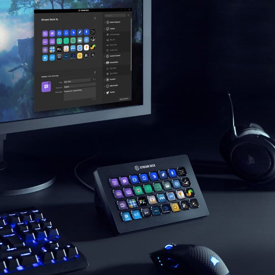 Elgato Stream Deck XL 32 Key Customizable LCD Content Creation Controller : image 4