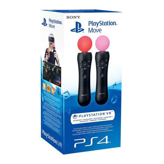 Sony PSVR Move Twin Pack & Blood and Truth VR Game LN98530 - move+