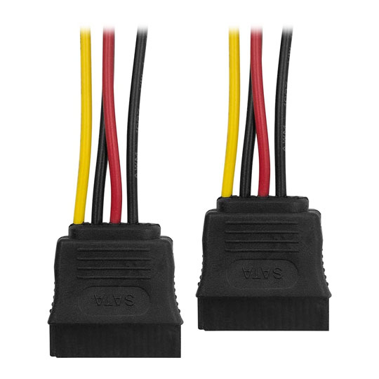 Xclio 15cm SATA Power Y Splitter Cable Adapter for HDD/SSD : image 3