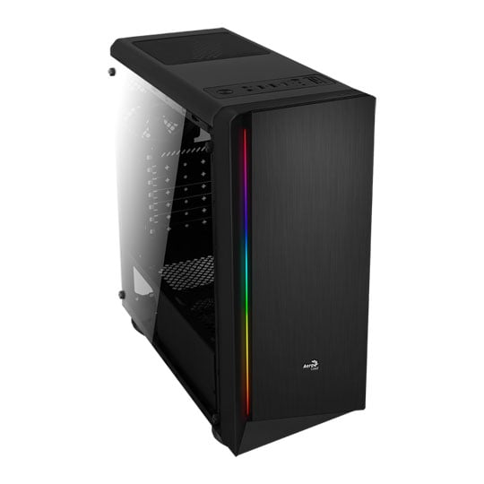 Aerocool Rift Tempered Glass RGB Mid Tower Gaming Case : image 1