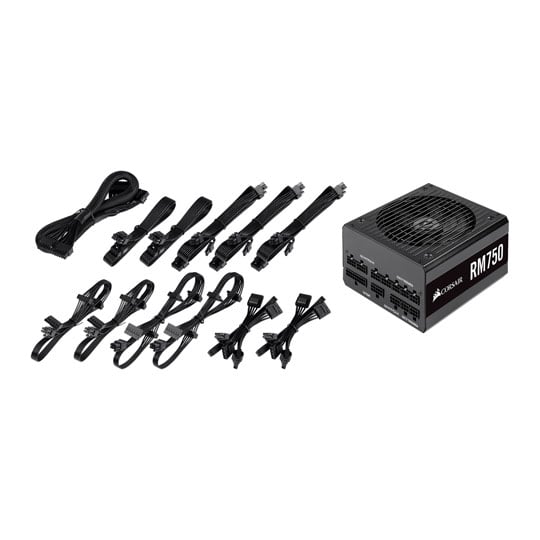 Corsair RM750 750 Watt 80+ Gold Fully Modular PSU/Power Supply : image 4