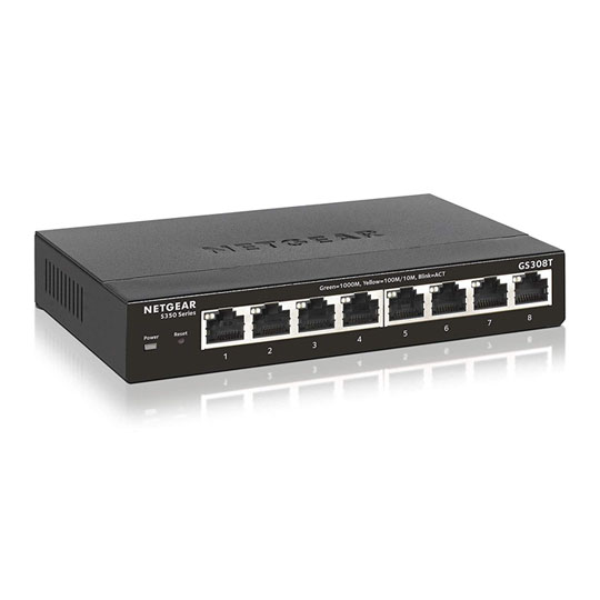 NETGEAR S350 Series 8-Port Gigabit Ethernet Smart Managed Pro Switch : image 1