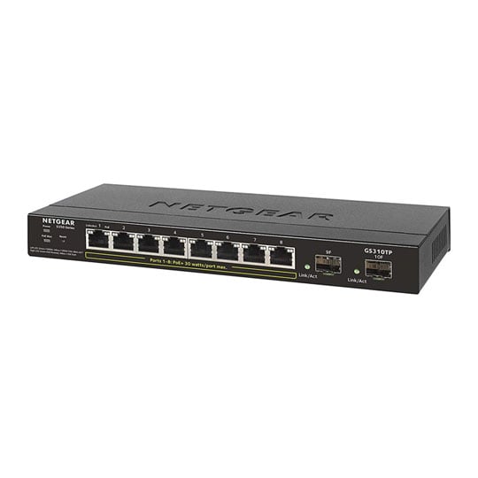NETGEAR S350 Series 8-Port Gigabit PoE+ Smart Managed Pro Switch : image 1