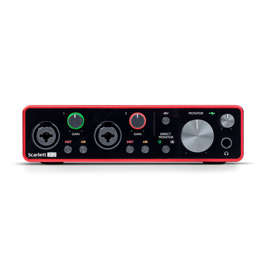 Focusrite Scarlett 2i2 3rd Gen Pro Audio USB Interface LN99187