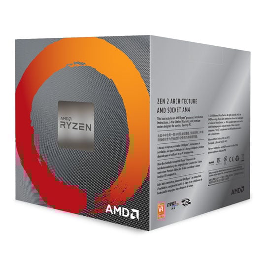 AMD Ryzen 7 3700X CPU (AM4, 36MBキャッシュ) Procesor AMD Ryzen 7 3700X 3,6GHz BOX (100-100000071BOX