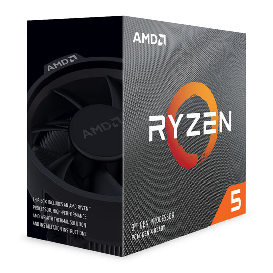 AMD Ryzen 5 3600 Gen3 6 Core AM4 CPU/Processor with Wraith Stealth Cooler : image 2