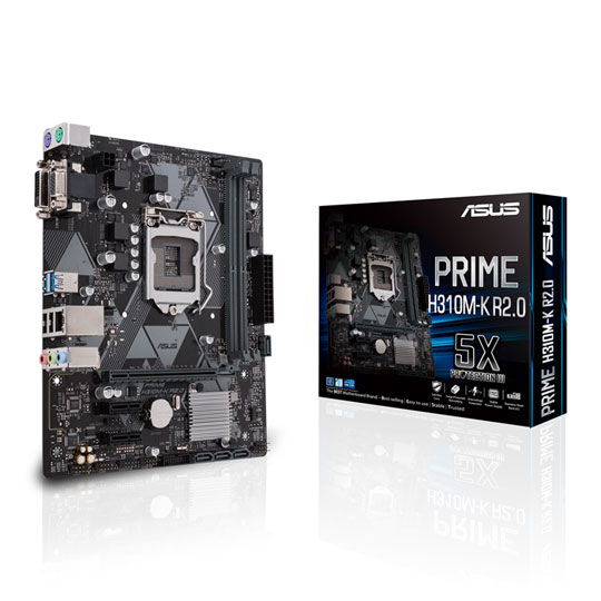 ASUS PRIME Intel H310M K R2.0 Coffee Lake Micro ATX Motherboard : image 1