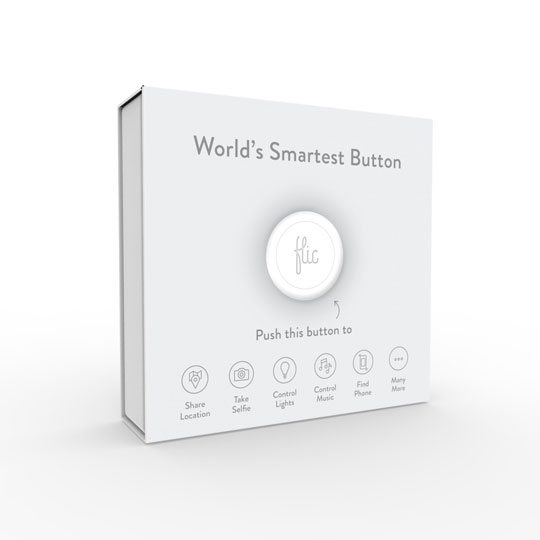 Flic Wireless Smart Home Button 50M Bluetooth White : image 4