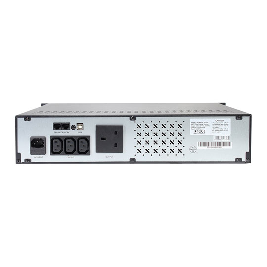 Powercool Rack-Mount Off-Line UPS 850VA with LCD & USB Monitoring