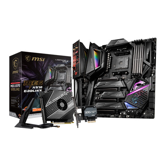 MSI AMD Ryzen MEG X570 GODLIKE AM4 PCIe 4.0 E-ATX Motherboard : image 1