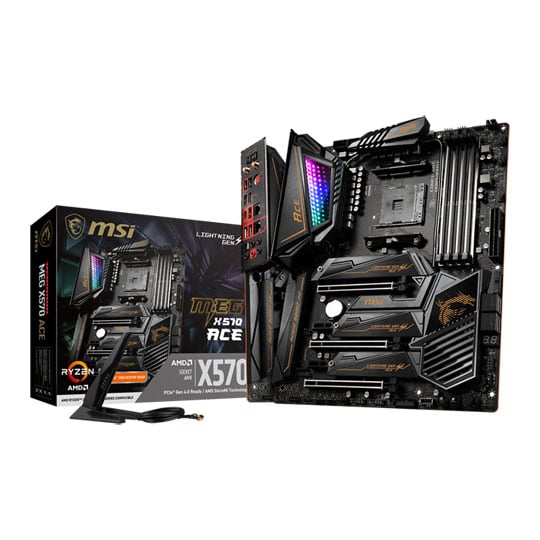 MSI AMD Ryzen MEG X570 ACE AM4 PCIe 4.0 ATX Motherboard : image 1