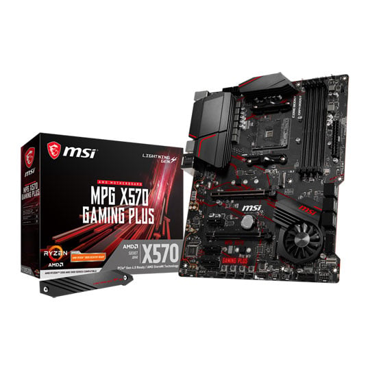 MSI AMD Ryzen MPG X570 GAMING PLUS AM4 PCIe 4.0 ATX Motherboard : image 1