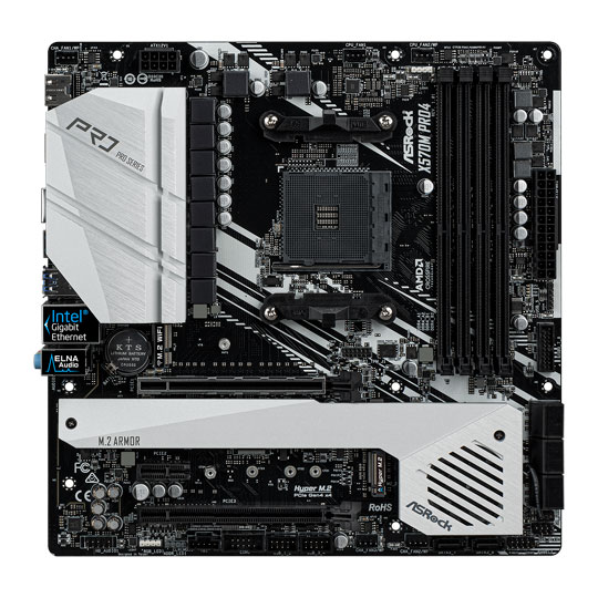 ASRock AMD Ryzen X570M Pro4 AM4 PCIe 4.0 MicroATX