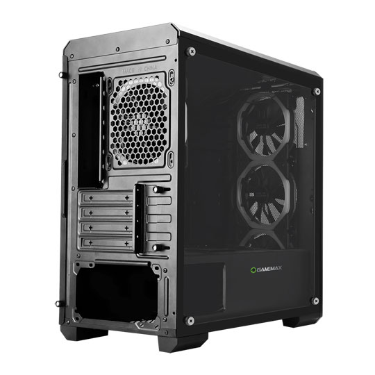 GameMax Kamikaze Pro ARGB MicroATX Glass Side Panel PC Gaming Case : image 4