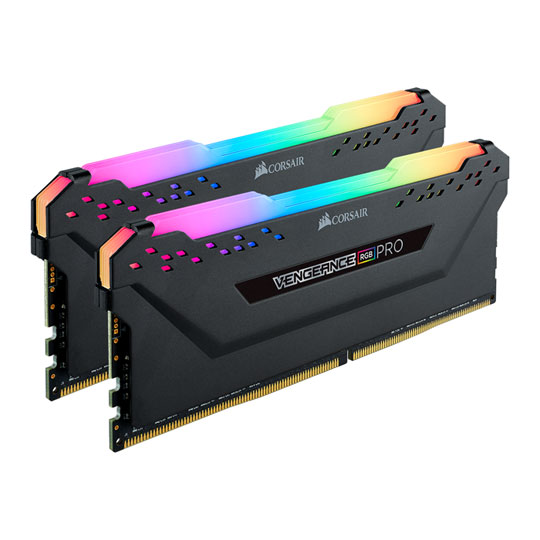 16GB (2x8GB) Corsair DDR4 Vengeance RGB PRO Black, PC4-28800 (3600