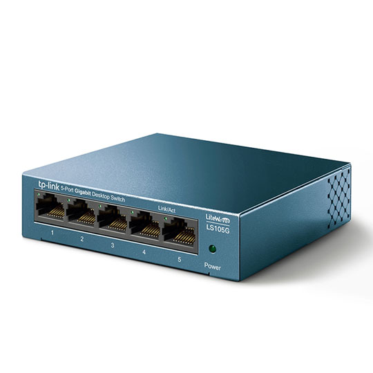 tp-link LS105G 5-Port Gigabit Desktop/Wall Mount Switch