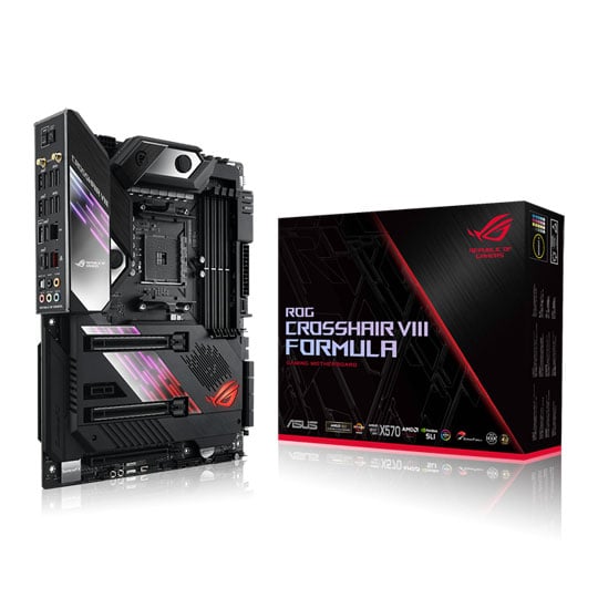 ASUS AMD Ryzen X570 ROG Crosshair VIII Formula AM4 PCIe 4.0 ATX Motherboard : image 1