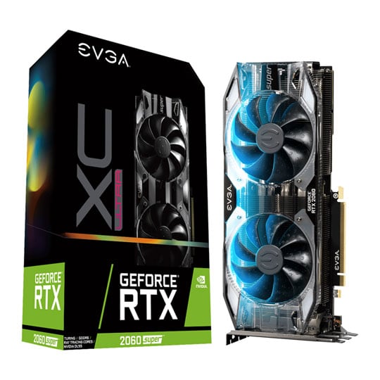 EVGA NVIDIA GeForce RTX 2060 SUPER 8GB XC ULTRA GAMING Turing Graphics Card : image 1