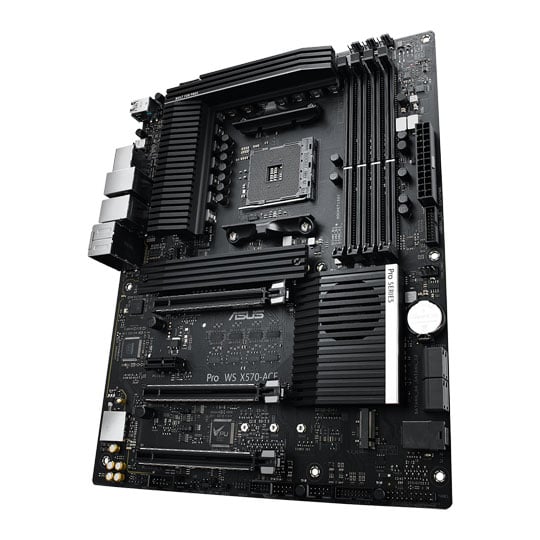 ASUS AMD Ryzen X570 Pro WS X570-ACE AM4 PCIe 4.0 ATX Motherboard : image 3