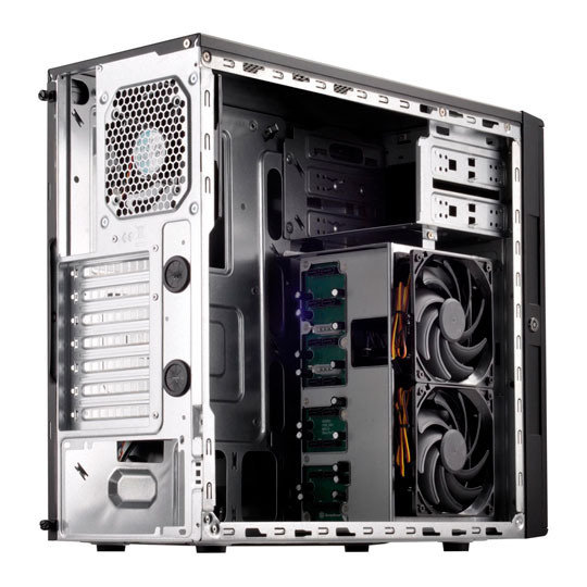 SilverStone CS380 V2 Mid Tower Case with 8x 2.5"/3.5" Hot-Swap SSD/HDD Bays  - ATX Black : image 4