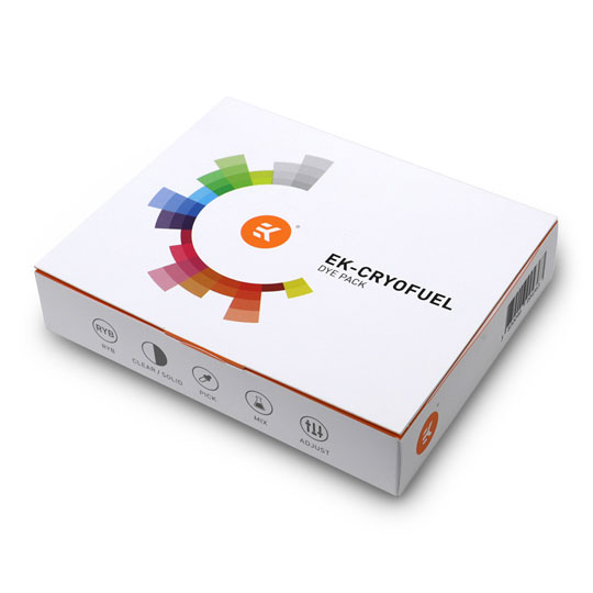 EK-CryoFuel RYB Multi Colour Dye Mixing Pack for Clear/Solid Coolants