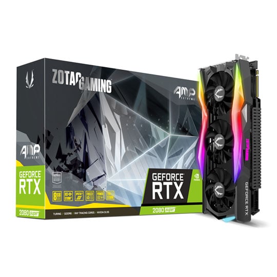 Zotac NVIDIA GeForce RTX 2080 SUPER 8GB AMP EXTREME Turing Graphics Card : image 1