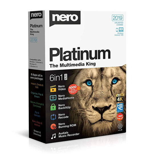 Nero Platinum 2019 Software : image 1