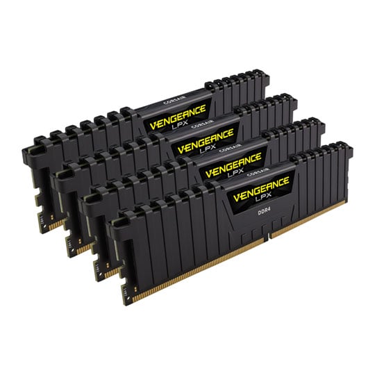 Corsair Vengeance LPX Black 128GB 2400 MHz DDR4 Quad Channel Memory Kit : image 1