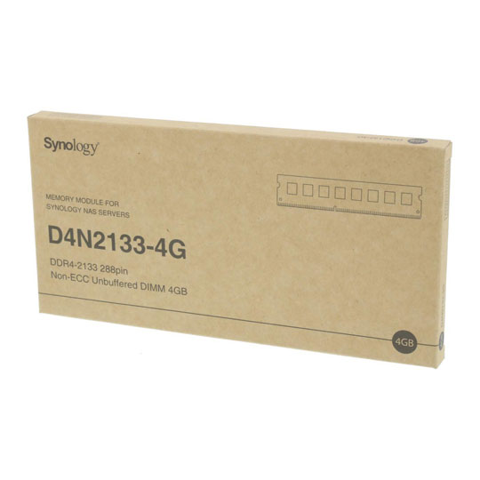 Synology 4GB DDR4 2133MHz 1.2V Non-ECC UDIMM