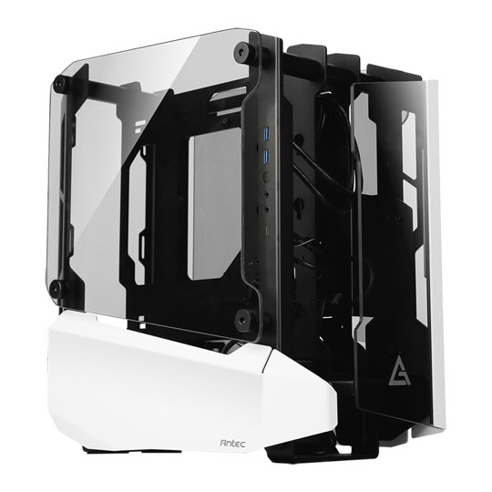 スマホ・タブレット・パソコン Antec striker Antec Striker Mini-Tower Aluminium/Glass Open Frame PC Chassis