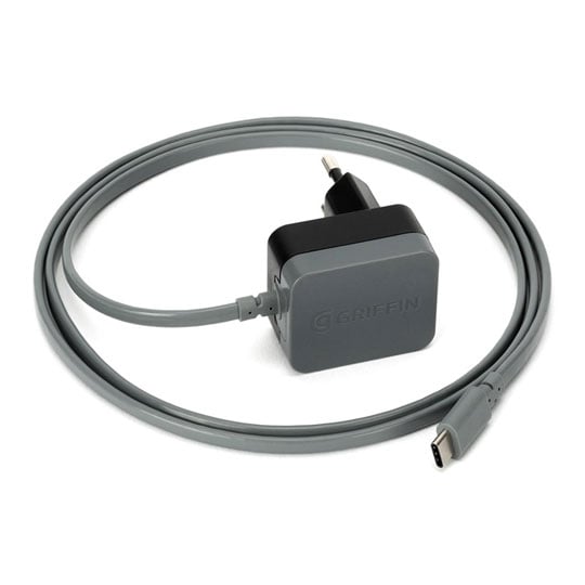 Griffin PowerBlock SE Premium USB-C Fast Charge 15W Compact Mains Adapter EU 2 Pin Plug