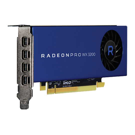 AMD Radeon Pro WX 3200 4GB Low Profile Workstation Graphics Card