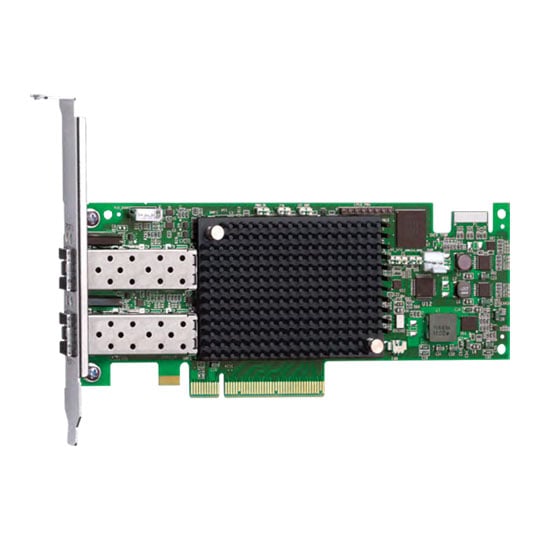 Broadcom Emulex LPe16002B-M6 Gen 5 (16Gb), Dual Port PCI-E Fibre Channel HBA Card Low Profile