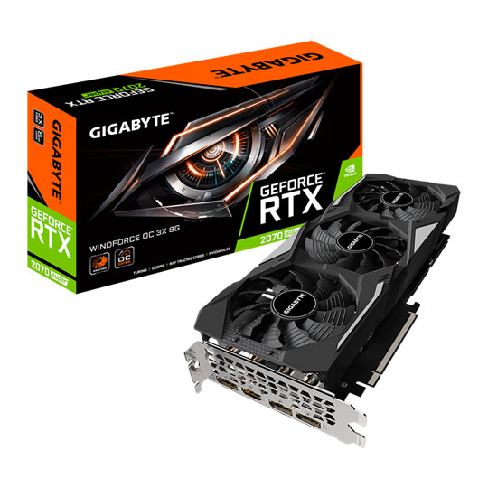 Gigabyte NVIDIA GeForce RTX 2070 SUPER 8GB WINDFORCE OC Turing Graphics Card : image 1