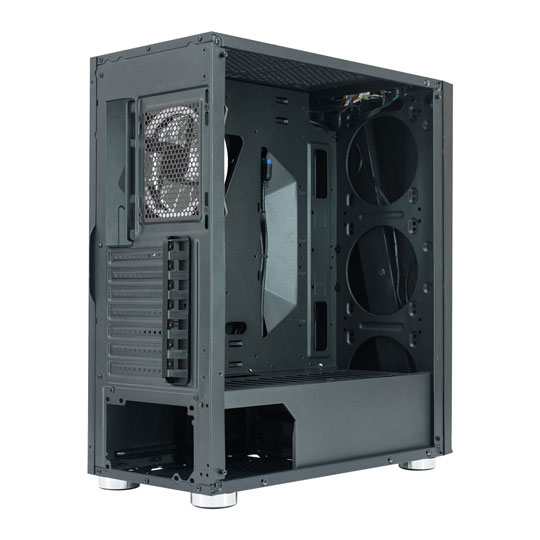 CiT C1007 Tempered Glass Midi PC Gaming Case : image 4