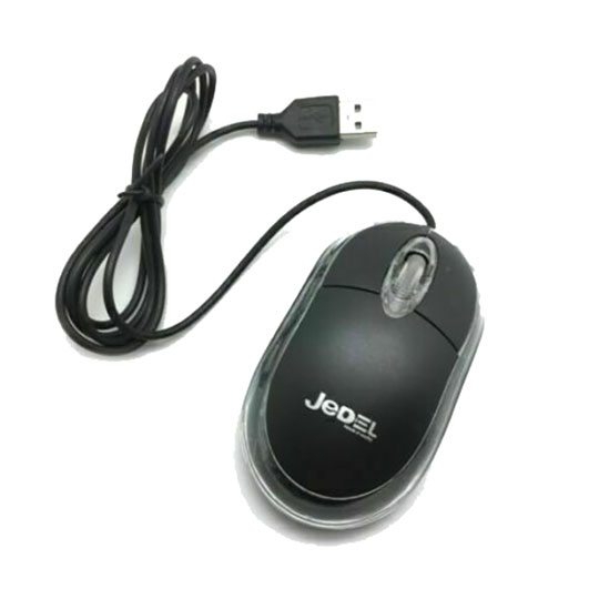 Xclio 1000dpi USB Optical Mouse with Scroll Wheel & Red LED