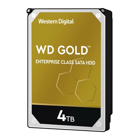 Western Digital Gold 4TB 3.5" Enterprise SATA HDD/Hard Drive 7200rpm : image 1