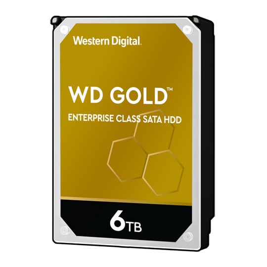 Western Digital Gold 6TB 3.5" SATA HDD/Hard Drive : image 1