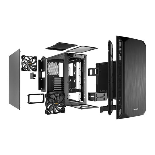 be quiet! Pure Base 500 Black Mid Tower PC Gaming Case : image 3