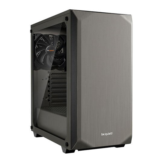 be quiet! Pure Base 500 Grey Tempered Glass Mid Tower PC Gaming Case : image 1