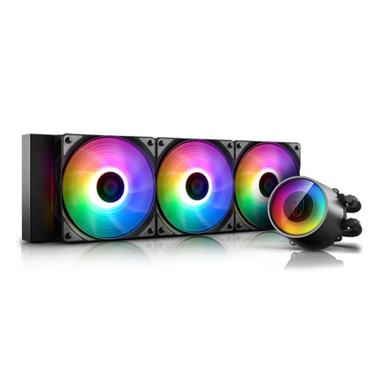 DEEPCOOL 360mm CASTLE ARGB V2 Intel/AMD CPU Liquid Cooler : image 1