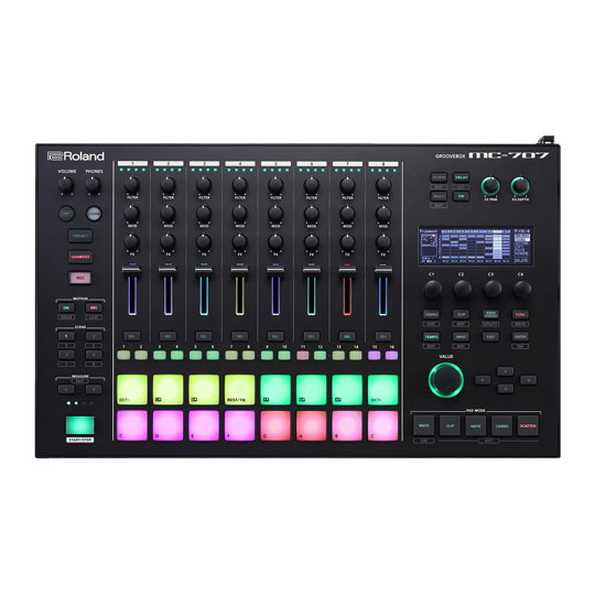Roland MC-707 Groovebox 8 Track AIO Sequencer/ Synthesizer