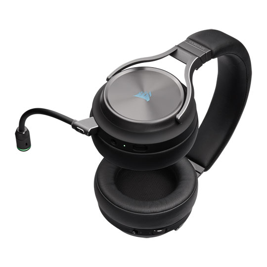 Corsair Virtuoso Special Ed. 7.1 Gunmetal Wired/Wireless RGB Gaming Headset : image 4