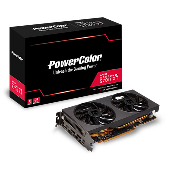 Refurbished - PowerColor AMD Radeon RX 5700XT 8GB Dual Fan Graphics