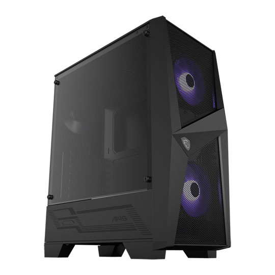 MSI MAG FORGE 100M Mid Tower Windowed PC Gaming Case (2021 Update) : image 1