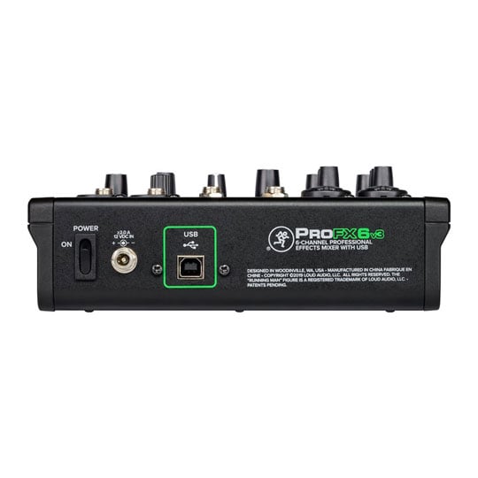 Mackie - 'ProFX6v3' 6-Channel Professional Effects Mixer With USB : image 4