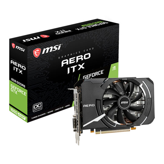 ゅぁϻɑϻ MSI NVIDIA GeForce GTX 1660 SUPER 6GB AERO ITX OC Turing Graphics