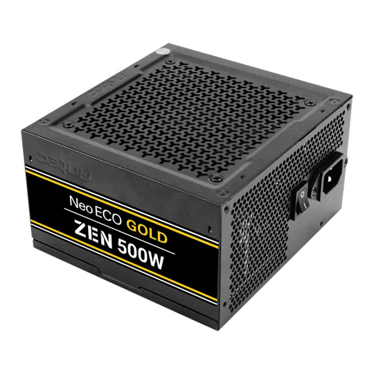 Antec NE500G ZEN 500 Watt Fully Wired 80+ Gold PSU/Power Supply ...