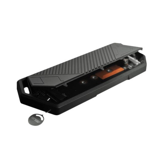 ASUS ROG Strix Arion M.2 NVMe SSD エンクロージャ USB3.2 GEN2 Type-C 10Gbps オーラ同期 RGB USB-C から C ケーブル サーマルパッド The BEST external SSD? ROG Strix Arion M.2. SSD Enclosure